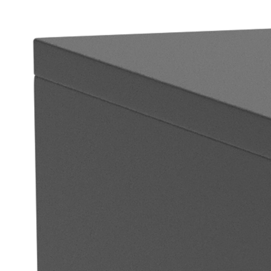 Mesa de cabeceira LIGNE 50x35 cm preta
