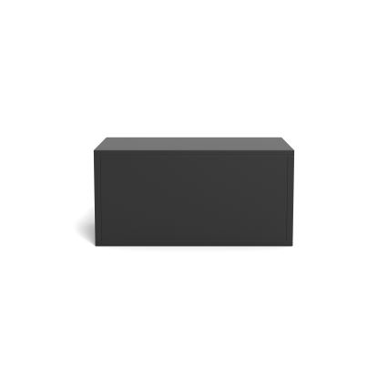 Mesa de cabeceira LIGNE 50x35 cm preta