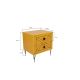 Mesa de cabeceira LUNA 55x50 cm amarelo