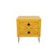 Mesa de cabeceira LUNA 55x50 cm amarelo