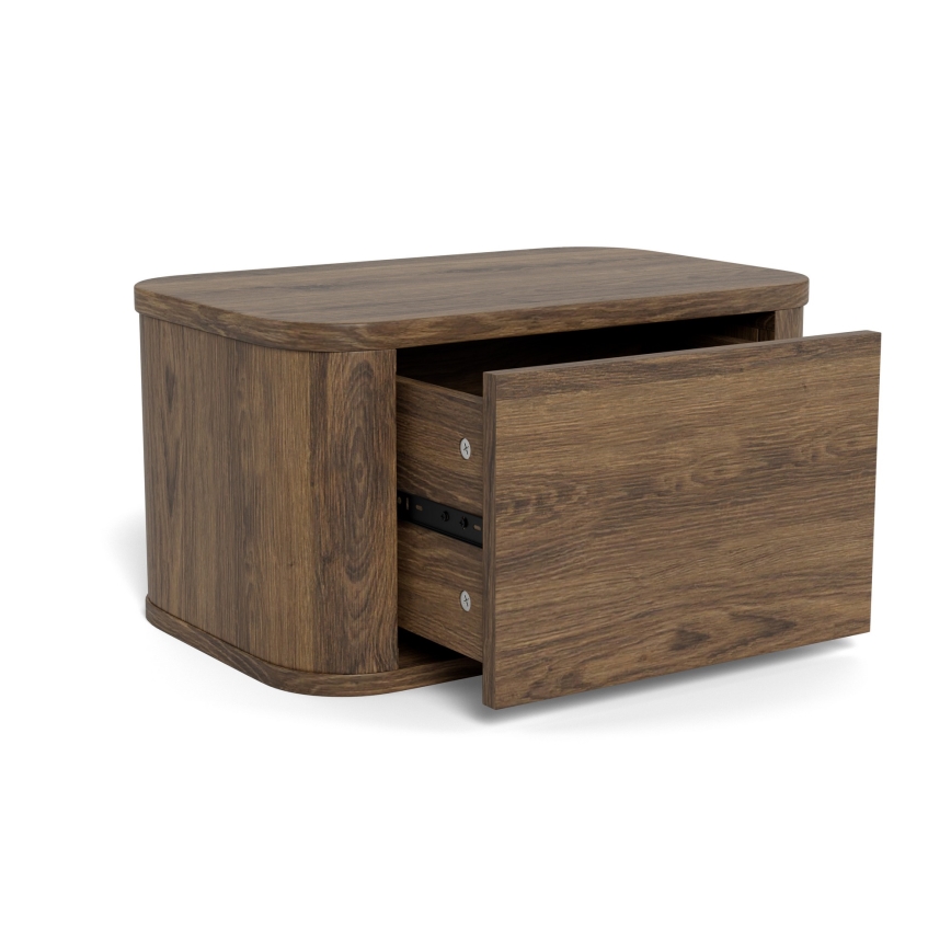 Mesa de cabeceira MADERA 46 x 30 cm, carvalho
