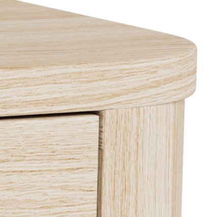 Mesa de cabeceira MADERA 46x30 cm carvalho branco