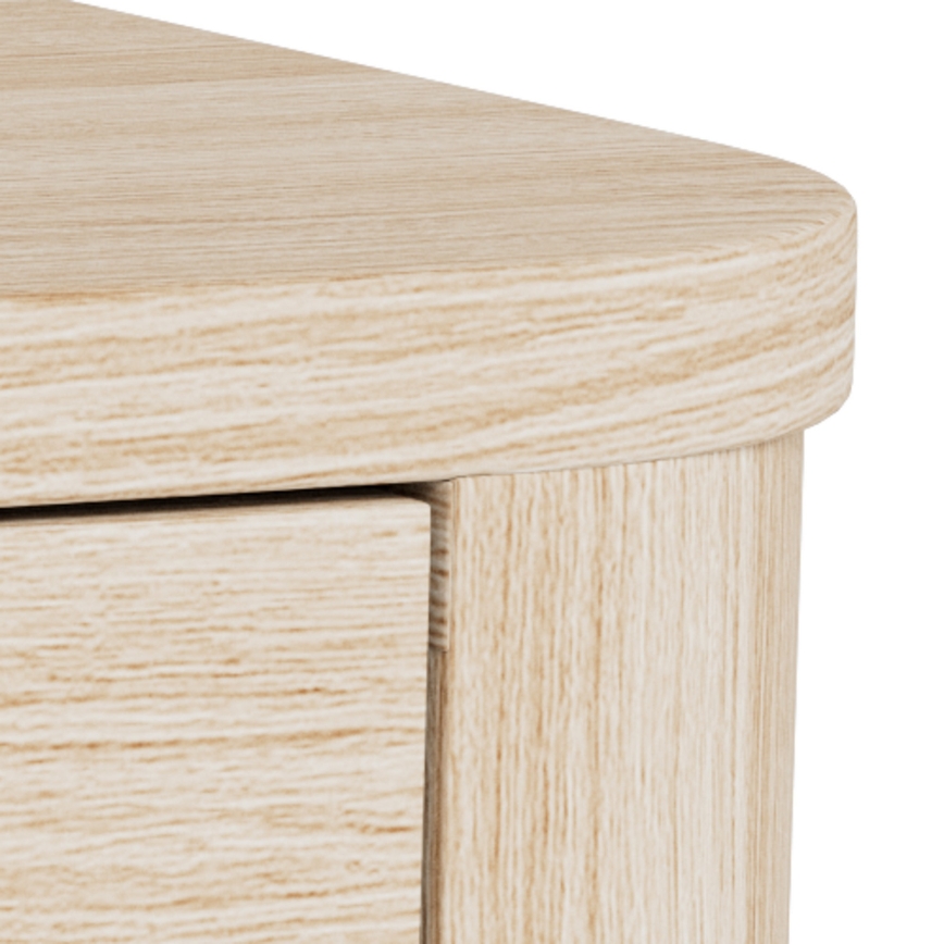Mesa de cabeceira MADERA 46x30 cm carvalho branco