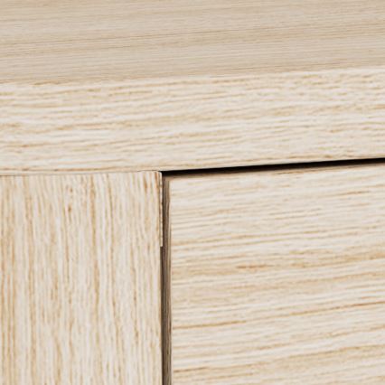 Mesa de cabeceira MADERA 46x30 cm carvalho branco