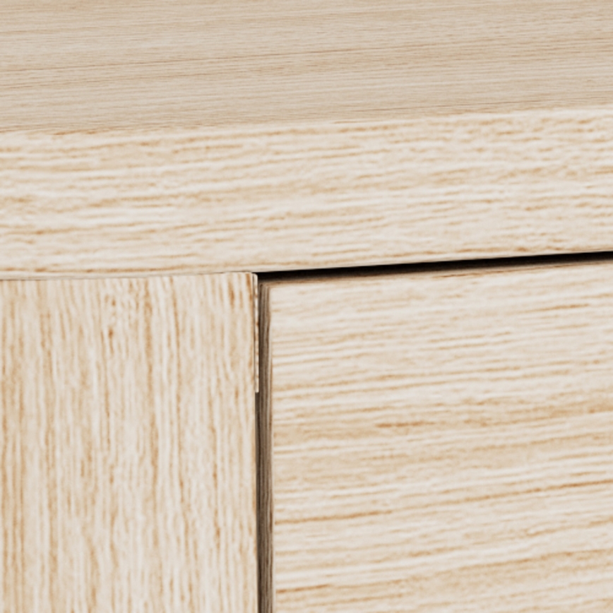 Mesa de cabeceira MADERA 46x30 cm carvalho branco