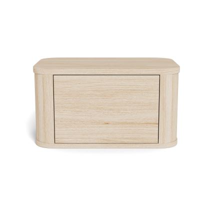 Mesa de cabeceira MADERA 46x30 cm carvalho branco