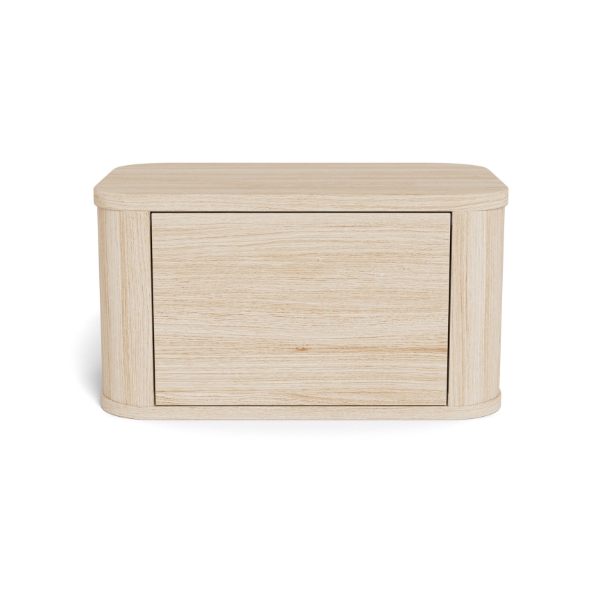 Mesa de cabeceira MADERA 46x30 cm carvalho branco