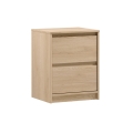 Mesa de cabeceira MIYABI 47x61 cm Carvalho Cremona