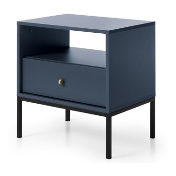 Mesa de cabeceira MONO 56x54 cm azul