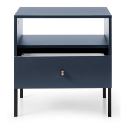 Mesa de cabeceira MONO 56x54 cm azul