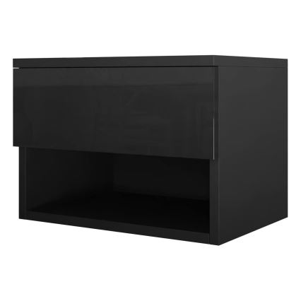 Mesa de cabeceira NECE 32x45 cm preto