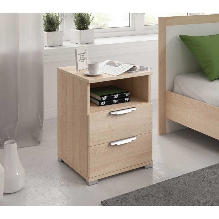 Mesa de cabeceira NED Carvalho Sonoma