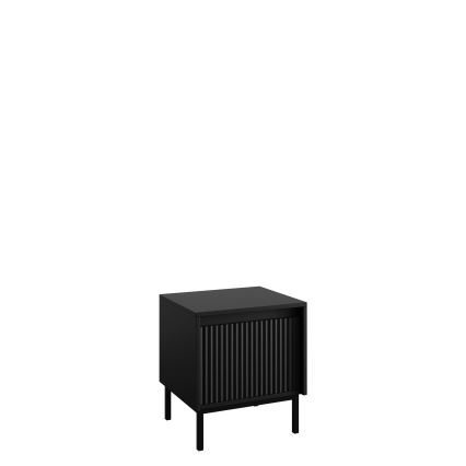 Mesa de cabeceira OZMI 45x50 cm preta