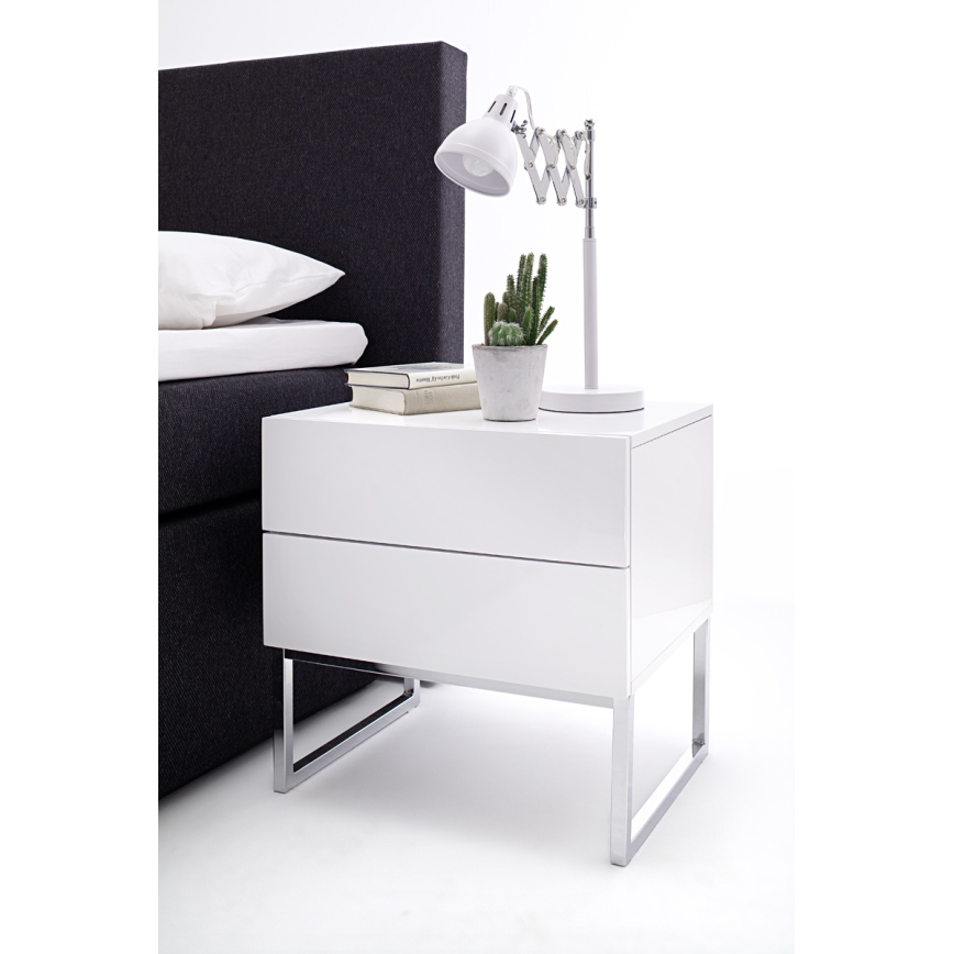 Mesa de cabeceira ROCKY branca