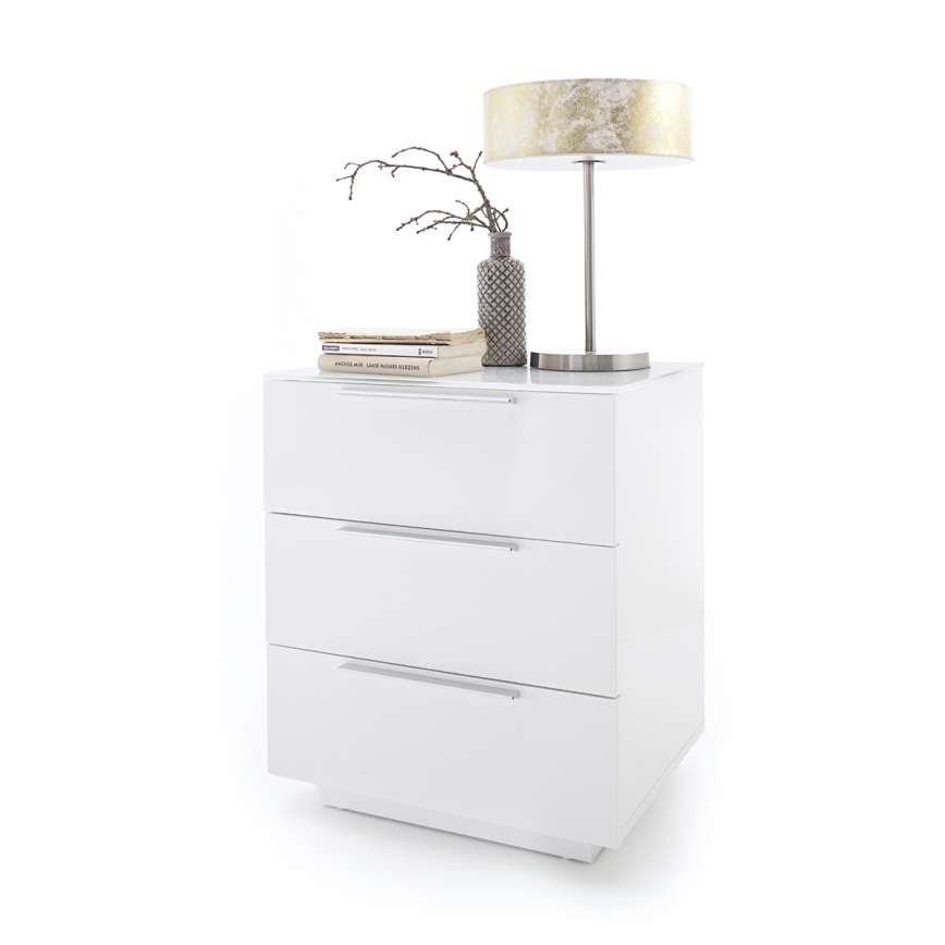 Mesa de cabeceira ROCKY XXL branca