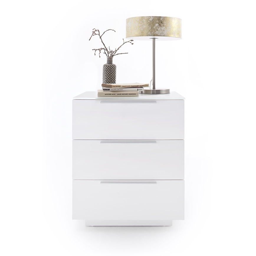 Mesa de cabeceira ROCKY XXL branca