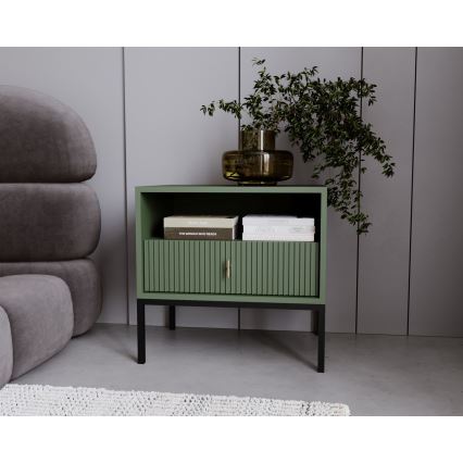 Mesa de Cabeceira SUE verde/preta