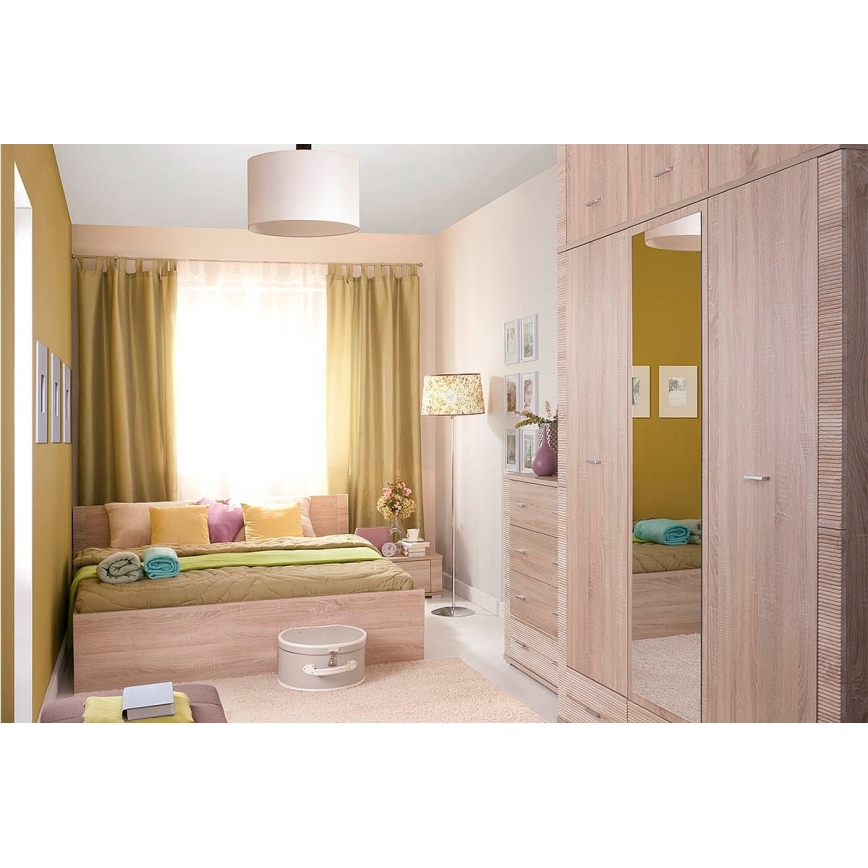 Mesa de cabeceira THEMO 29x63 cm carvalho sonoma