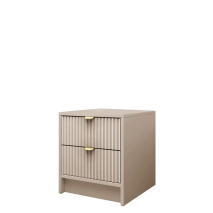 Mesa de cabeceira TIRENO 40x35 cm bege