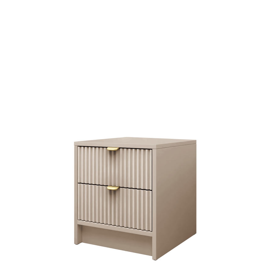 Mesa de cabeceira TIRENO 40x35 cm bege