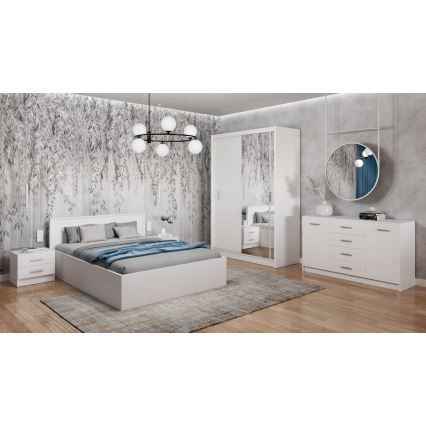 Mesa de cabeceira TOD branca