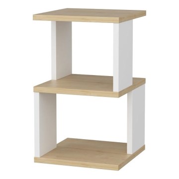 Mesa de cabeceira ZUNA carvalho/branco