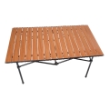 Mesa de campismo com tampo de enrolar 54x93 cm