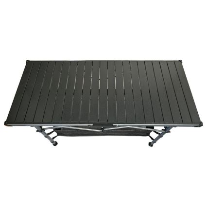 Mesa de campismo dobrável 123x55cm antracite