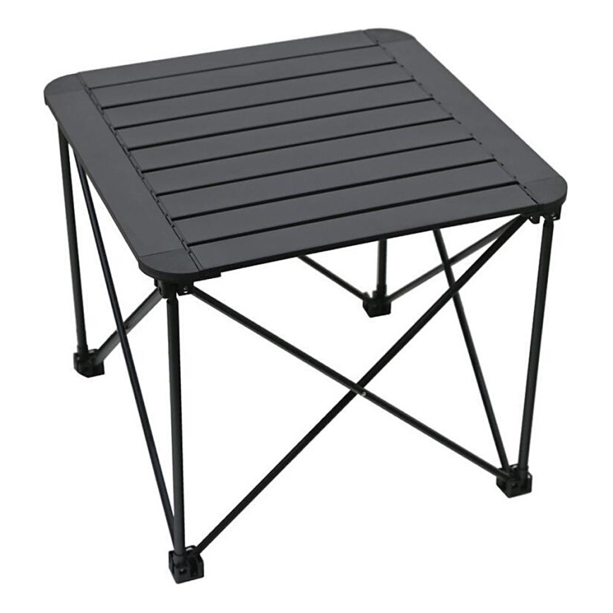 Mesa de campismo dobrável 52x52cm antracite