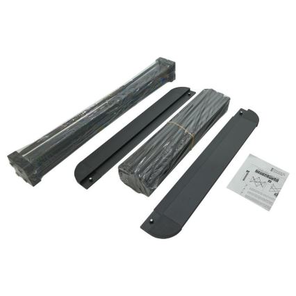 Mesa de campismo dobrável 52x52cm antracite