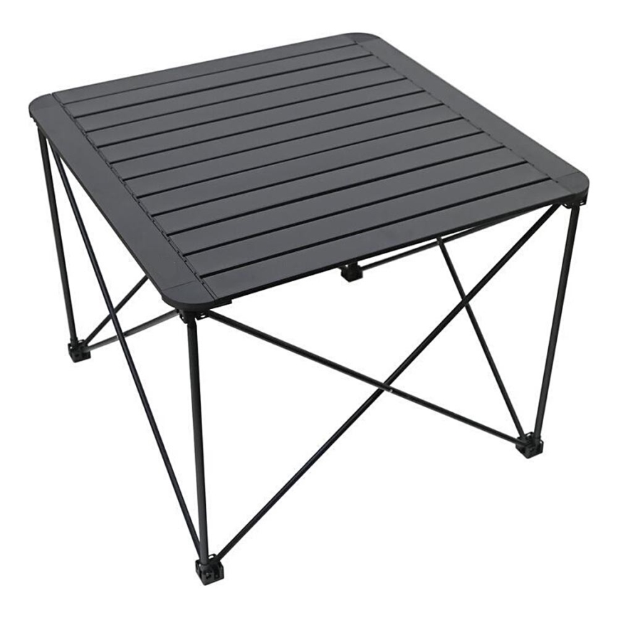 Mesa de campismo dobrável 70x70cm antracite