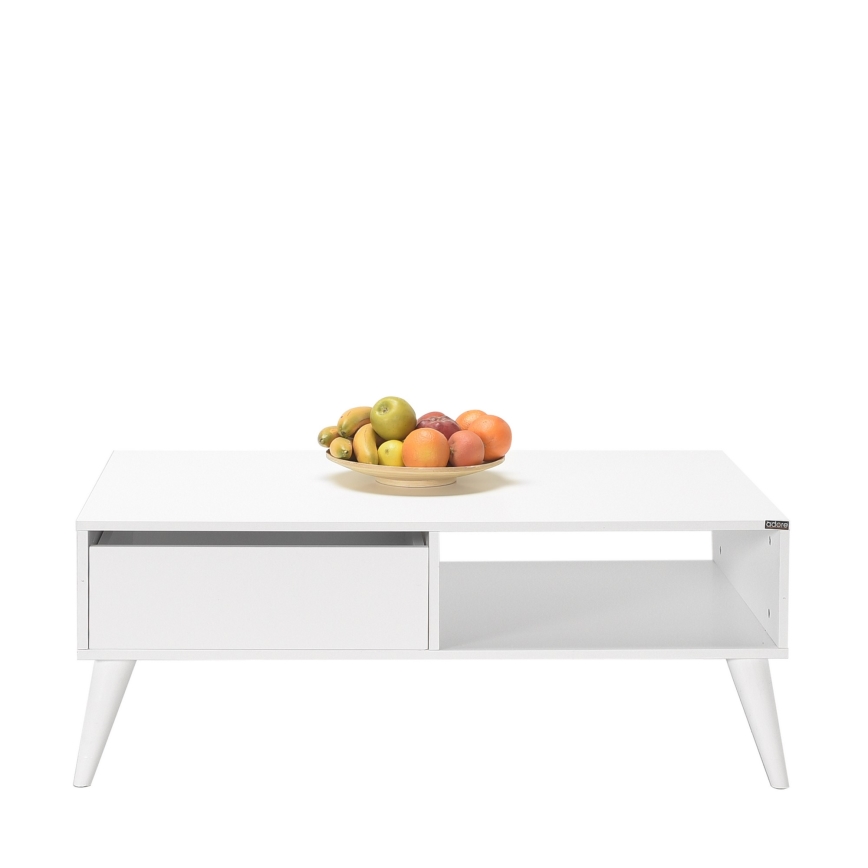 Mesa de centro 42x110 cm branco