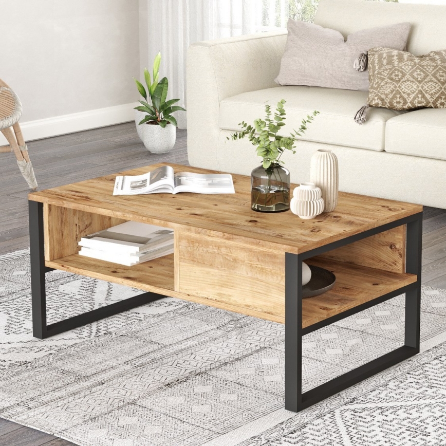 Mesa de centro 44,4x100 cm pinho atlantic