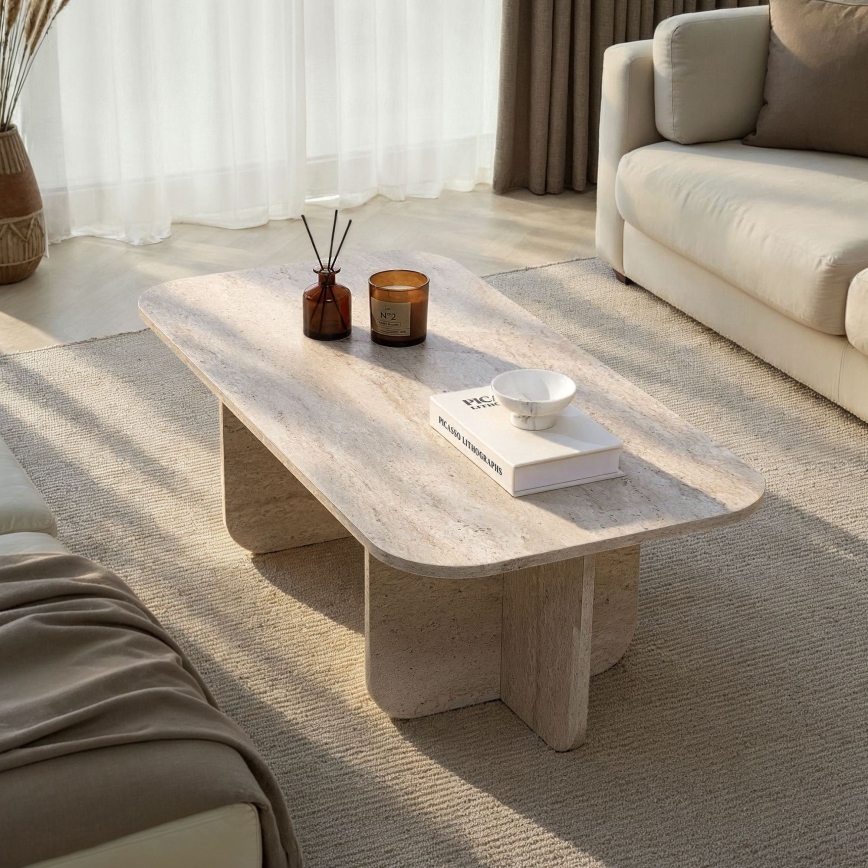 Mesa de centro AKIRA 120x60 cm bege