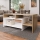 Mesa de centro ALVA 120x53 cm branco/carvalho grande