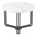Mesa de centro ANTICA 41x55 cm preto/decoração em mármore