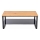 Mesa de centro ARTIGA 45x105 cm preta/bege