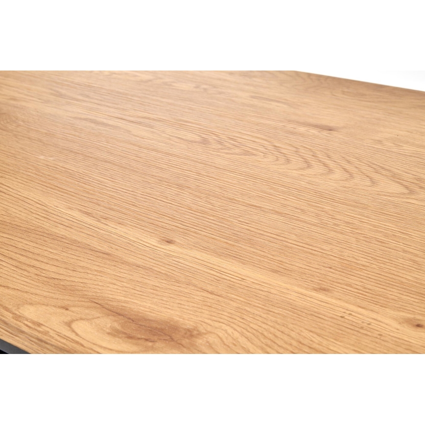 Mesa de centro ARTIGA 45x105 cm preta/bege