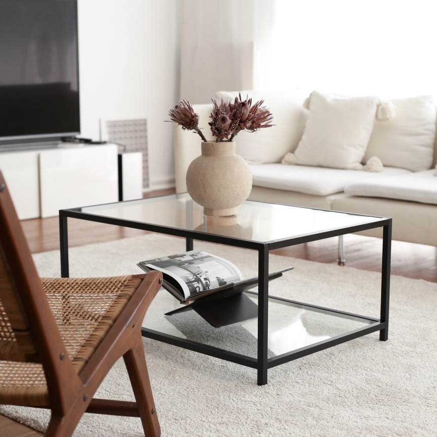 Mesa de centro ASTRO 40x90 cm preto