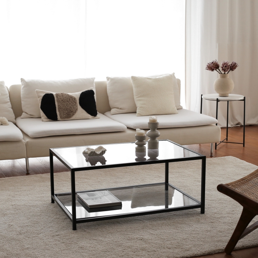 Mesa de centro ASTROSEHPA 40x90 cm preto