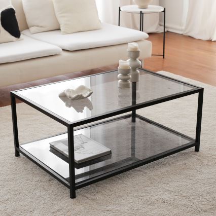 Mesa de centro ASTROSEHPA 40x90 cm preto