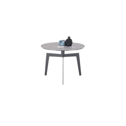 Mesa de centro BALANCE Ø 60 cm, cinzento/antracite