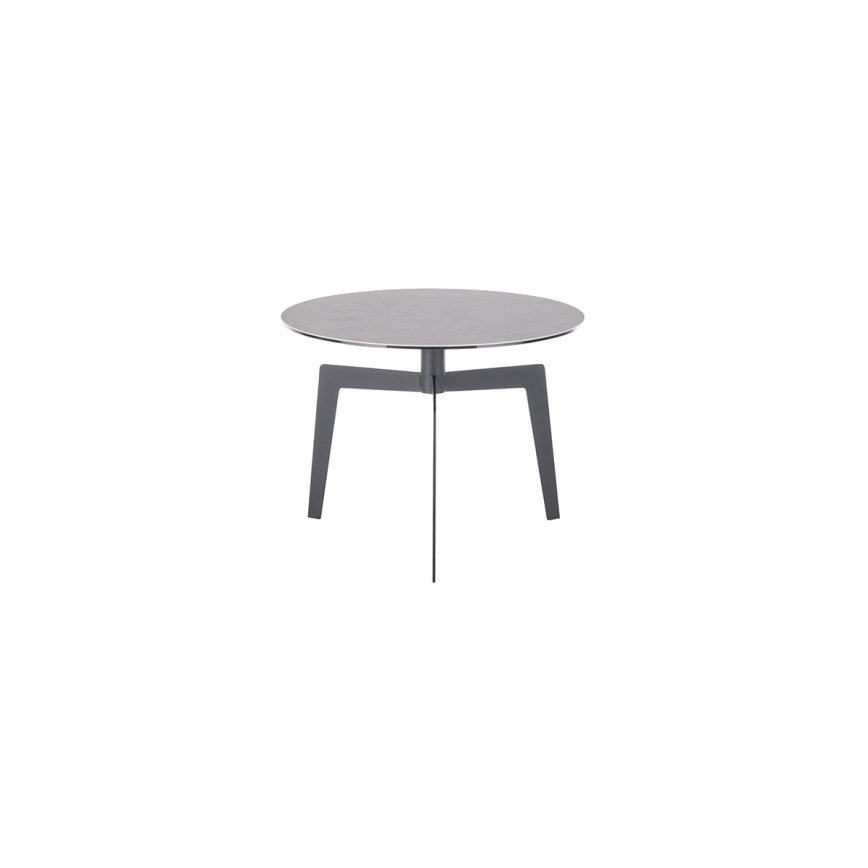 Mesa de centro BALANCE Ø 60 cm, cinzento/antracite