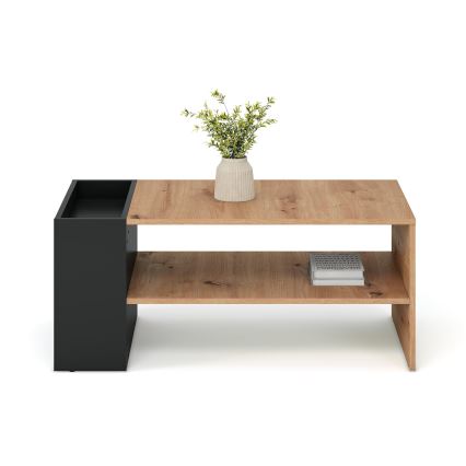 Mesa de centro BELA 100 x 42 cm, carvalho artisan/antracite