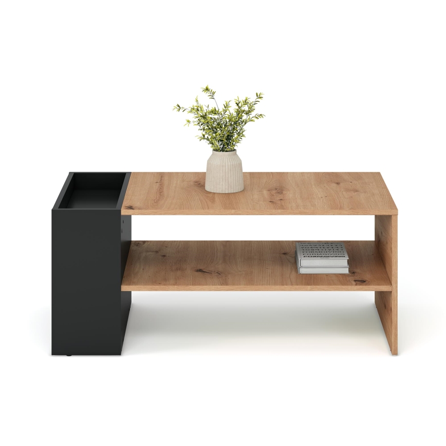 Mesa de centro BELA 100 x 42 cm, carvalho artisan/antracite