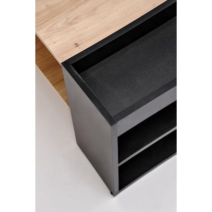 Mesa de centro BELA 100 x 42 cm, carvalho artisan/antracite