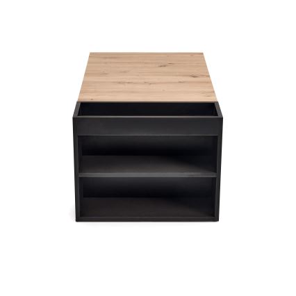 Mesa de centro BELA 100 x 42 cm, carvalho artisan/antracite