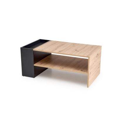 Mesa de centro BELA 100 x 42 cm, carvalho artisan/antracite