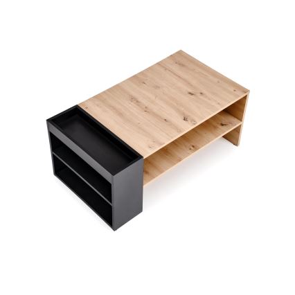 Mesa de centro BELA 100 x 42 cm, carvalho artisan/antracite