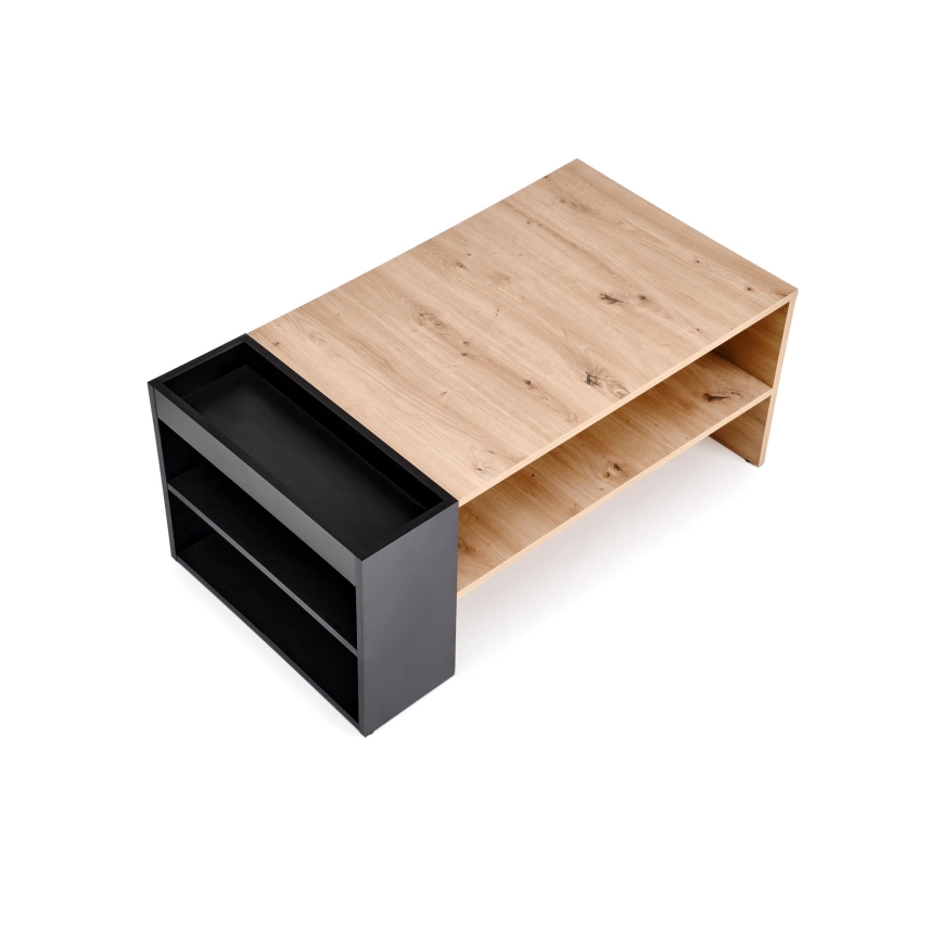 Mesa de centro BELA 100 x 42 cm, carvalho artisan/antracite